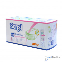 Sensi Mask Headloop 3ply Masker Hijab Sensi Mask Headloop 3ply Masker Hijab