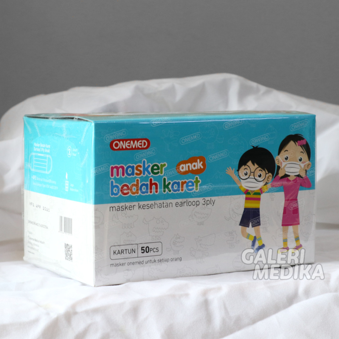 Onemed Masker Anak 3 Ply Box Isi 50pcs