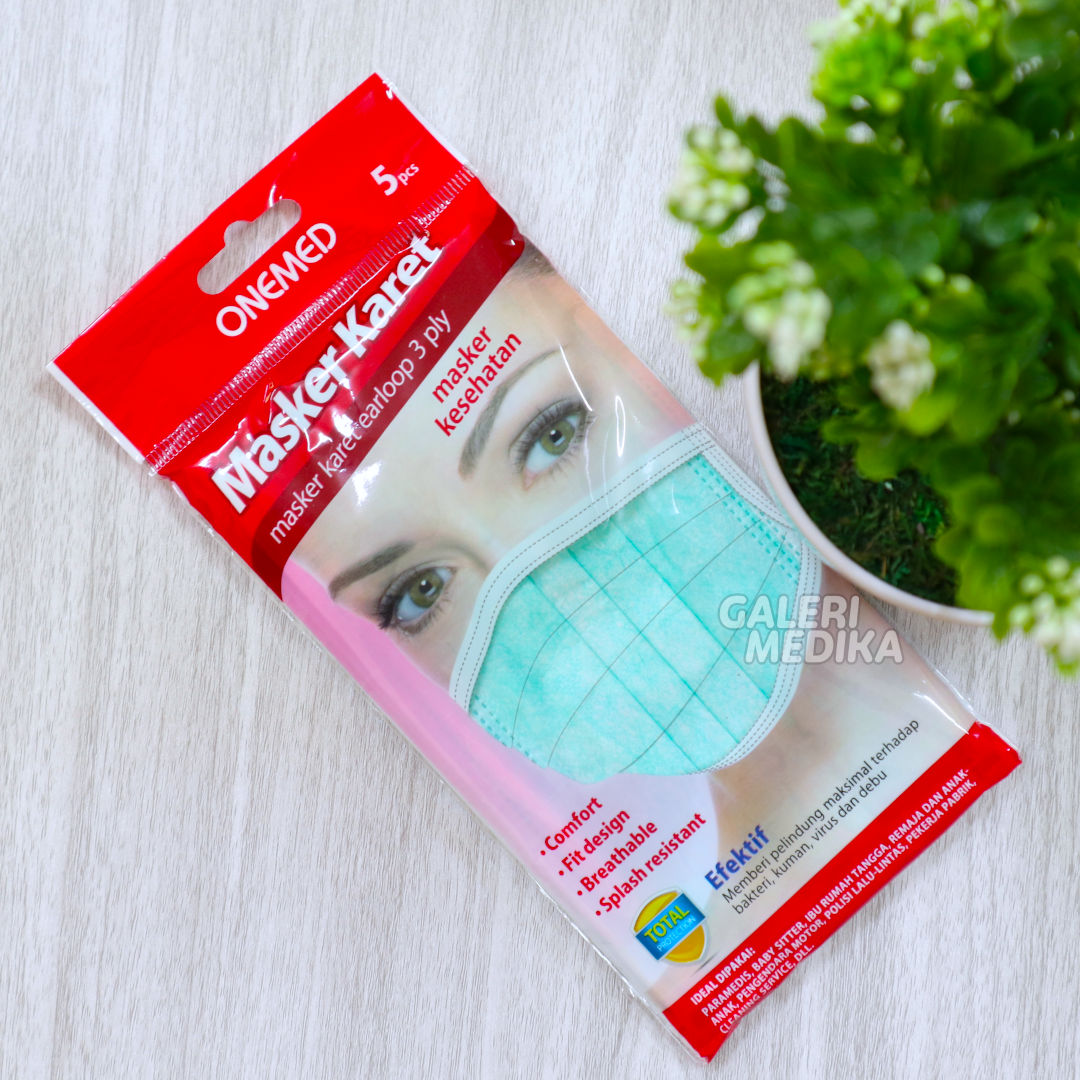 Onemed Masker 3Ply Earloop Isi 5pcs