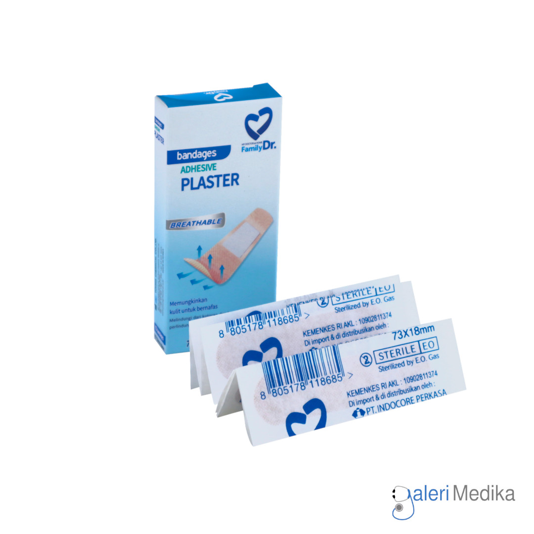 FamilyDr Adhesive Plaster Bandages 10pcs