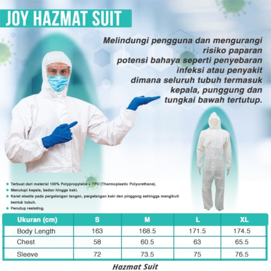 Baju Hazmat / APD Merk Starcam