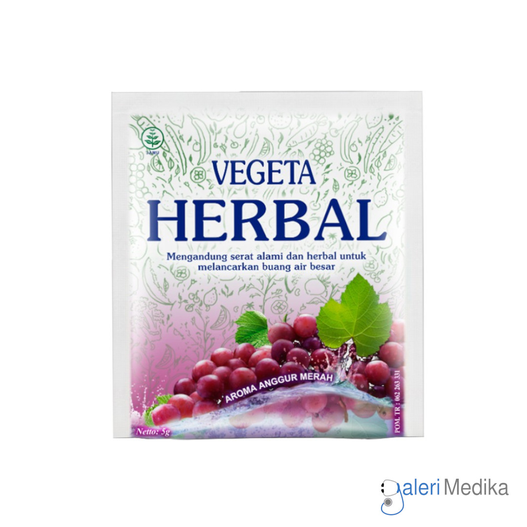 Vegeta Herbal Isi 6 Sachet - Aroma Anggur Merah