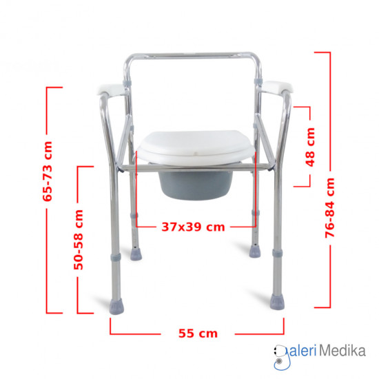 GEA FS894 Commode Chair Kursi BAB Tanpa Roda Galeri Medika