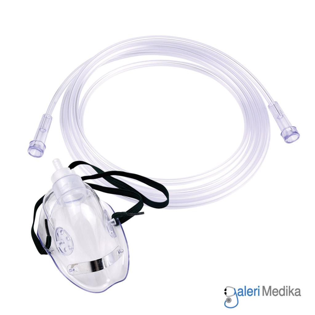 Masker O2 GEA Masker Oksigen Medical Grade Oxygen Mask | Galeri Medika