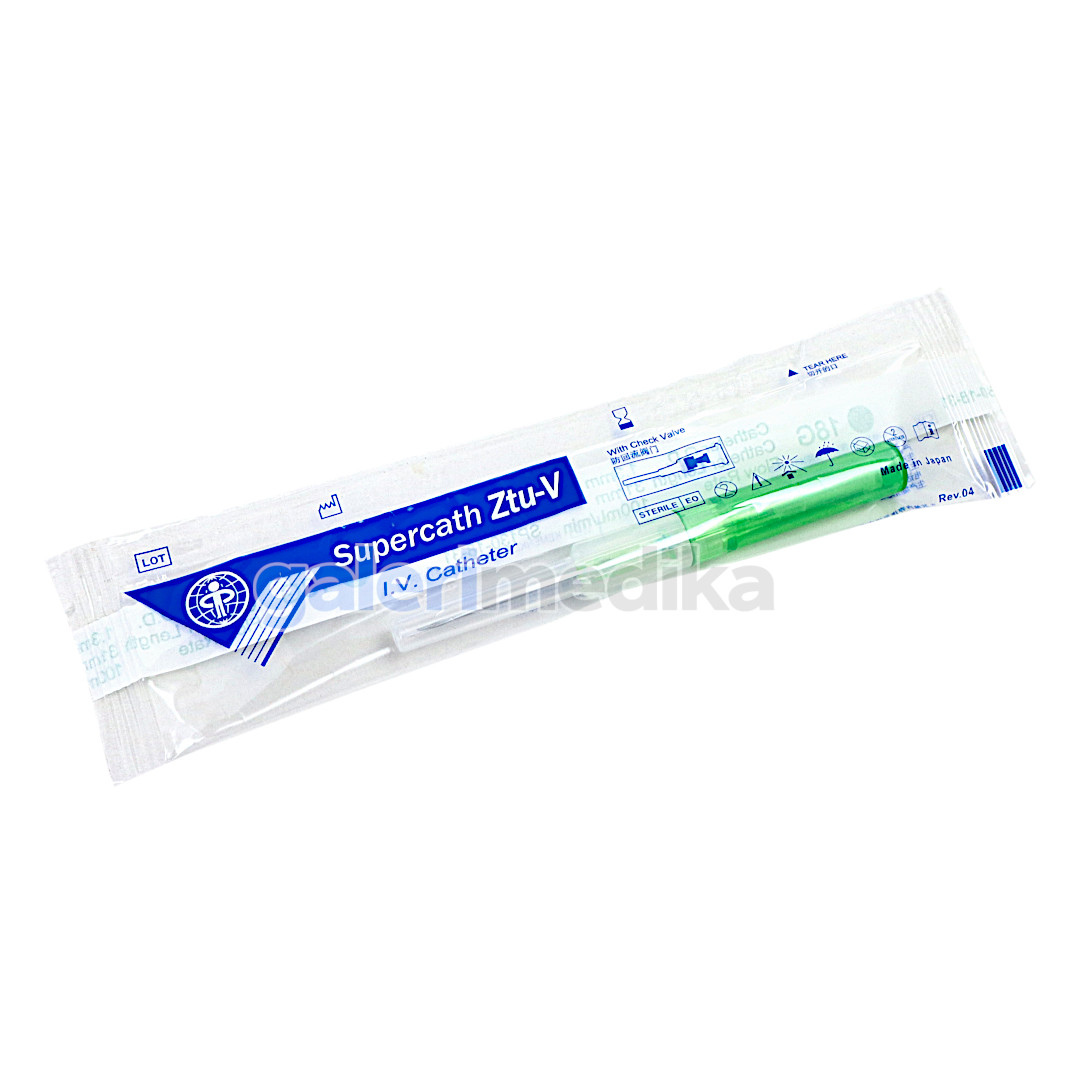 IV Catheter Medikit Supercath Ztu-V Kateter Intervena