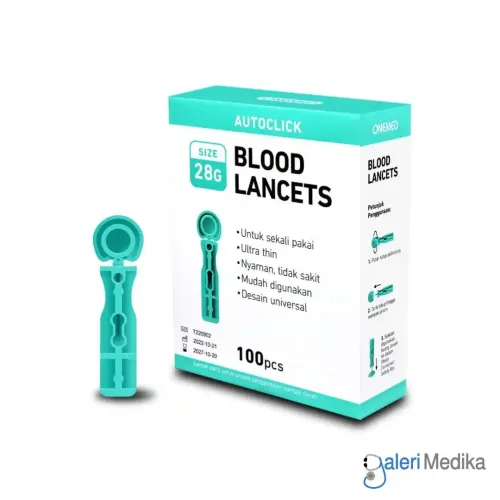 Blood Lancets 28G Onemed Isi 100pcs