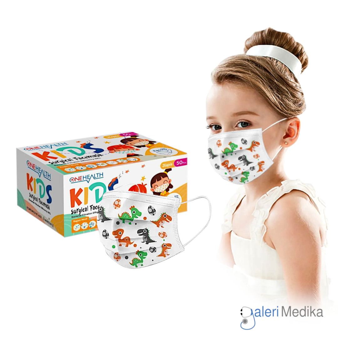 OneHealth Masker Anak Earloop Isi 50pcs