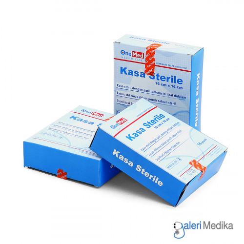 Onemed Kasa Sterile 16x16cm Isi 16 Pouch Onemed Kasa Sterile 16x16cm Isi 16 Pouch