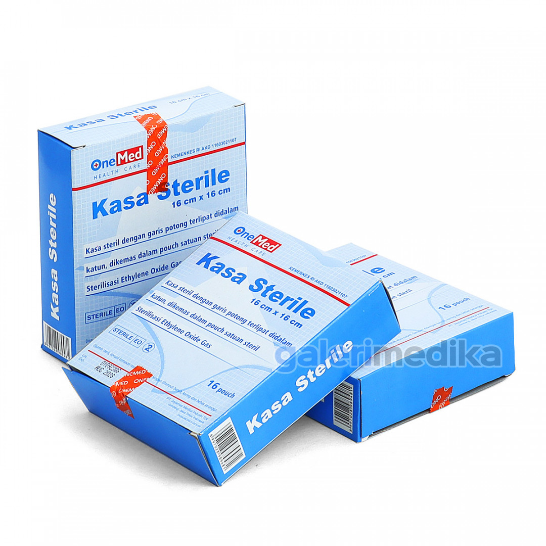 Onemed Kasa Sterile 16x16cm Isi 16 Pouch