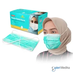 Onemed Masker Hijab PREMIUM Earloop 3Ply Isi 50pcs Onemed Masker Hijab PREMIUM Earloop 3Ply Isi 50pcs