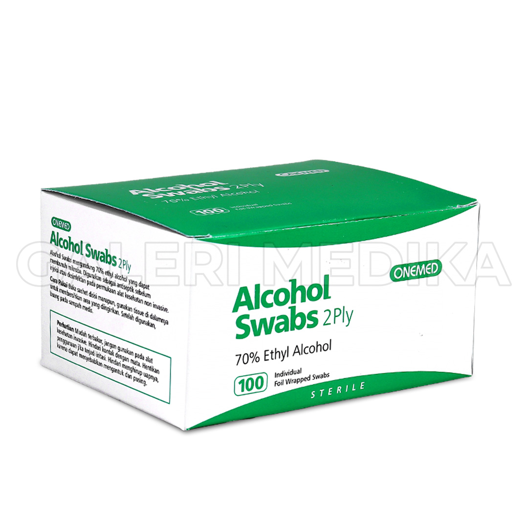 Alkohol Swab Onemed 1 Box isi 100 pcs