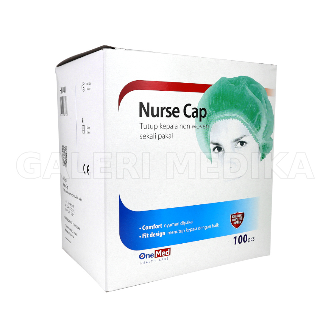 Onemed Nurse Cap / Hair Cap Isi 100pcs