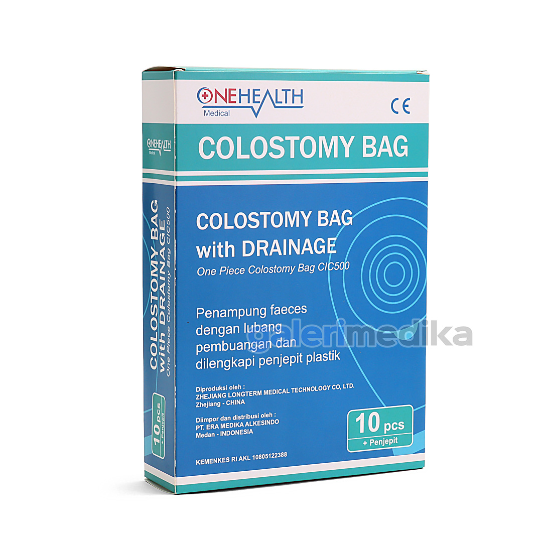 Kantong Kolostomi OneHealth Colostomy Bag Isi 10pcs
