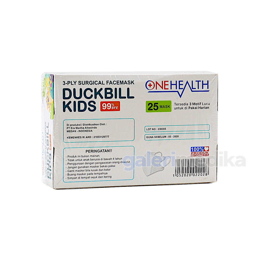 OneHealth Masker Duckbill Anak 3ply Isi 25pcs