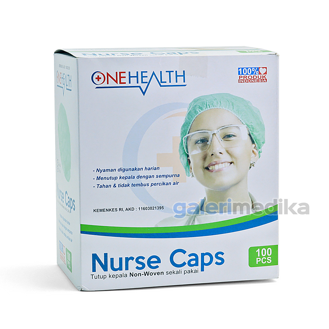 Nurse Caps OneHealth Penutup Kepala Isi 100pcs