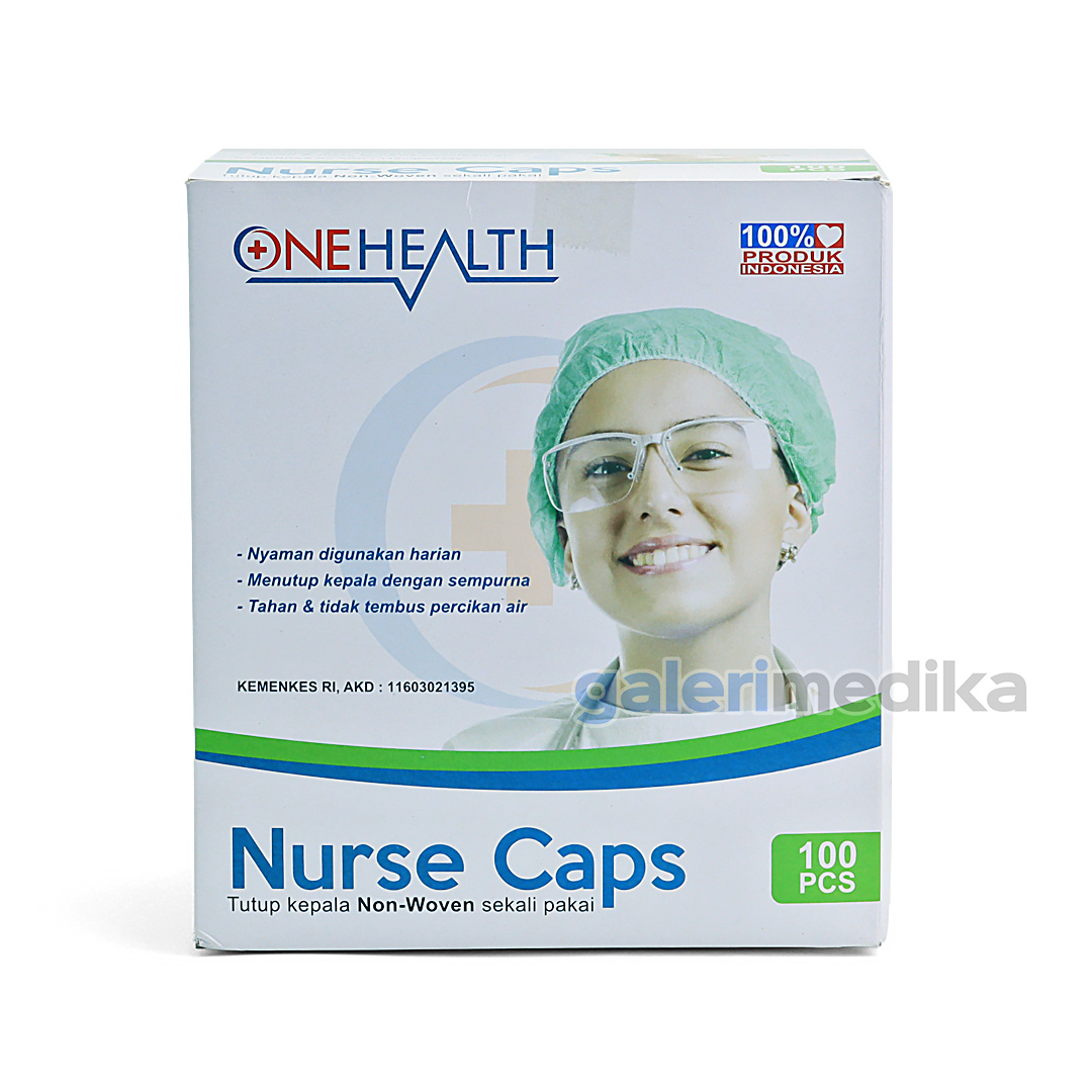 Nurse Caps OneHealth Penutup Kepala Isi 100pcs