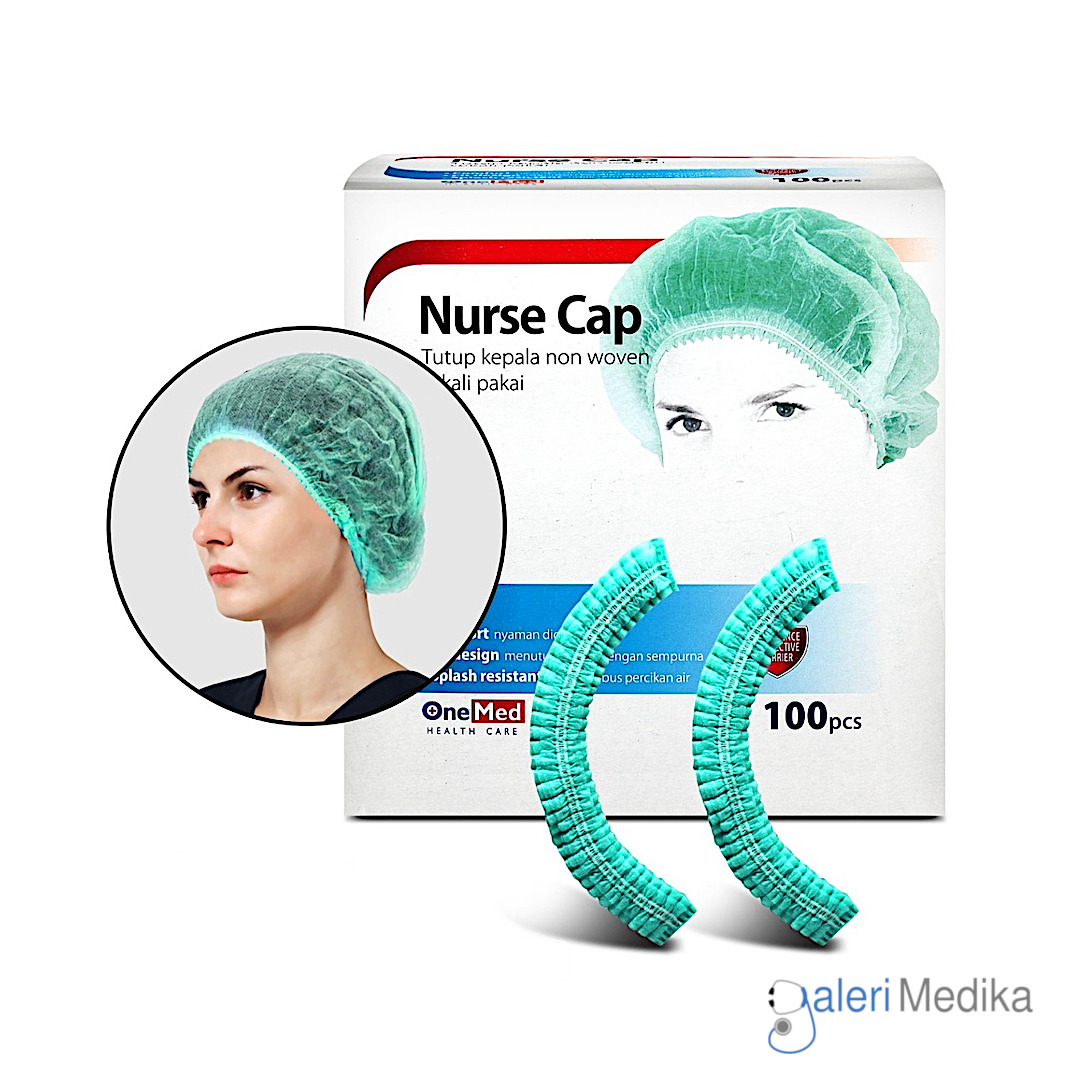 Onemed Nurse Cap / Hair Cap Isi 100pcs