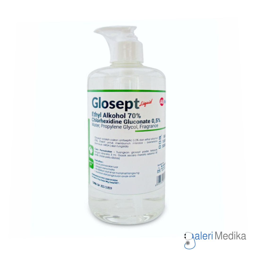 Antiseptic Glosept Liquid 500 ml Hand Sanitizer