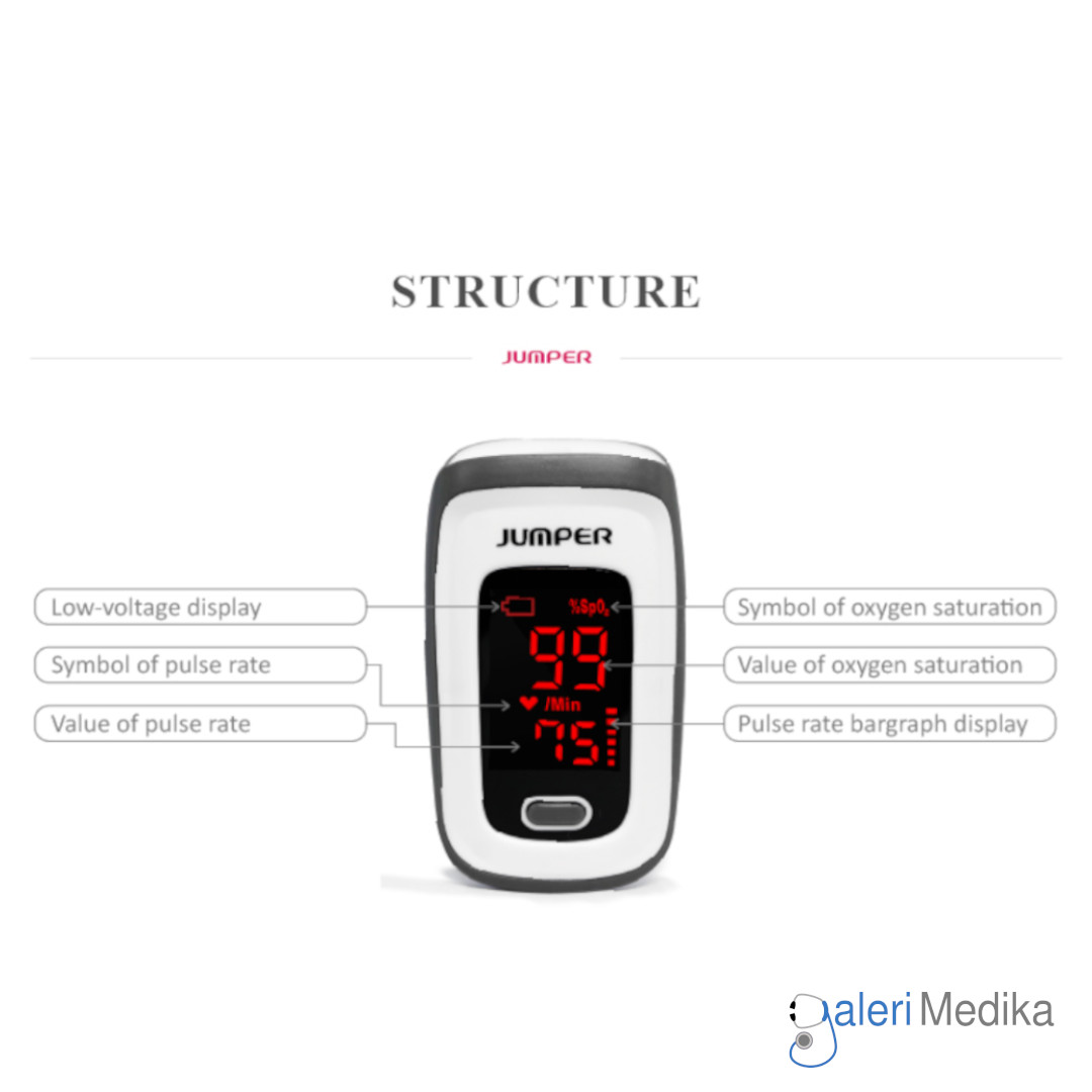 Fingertip Pulse Oximeter Jumper JPD-500E LED