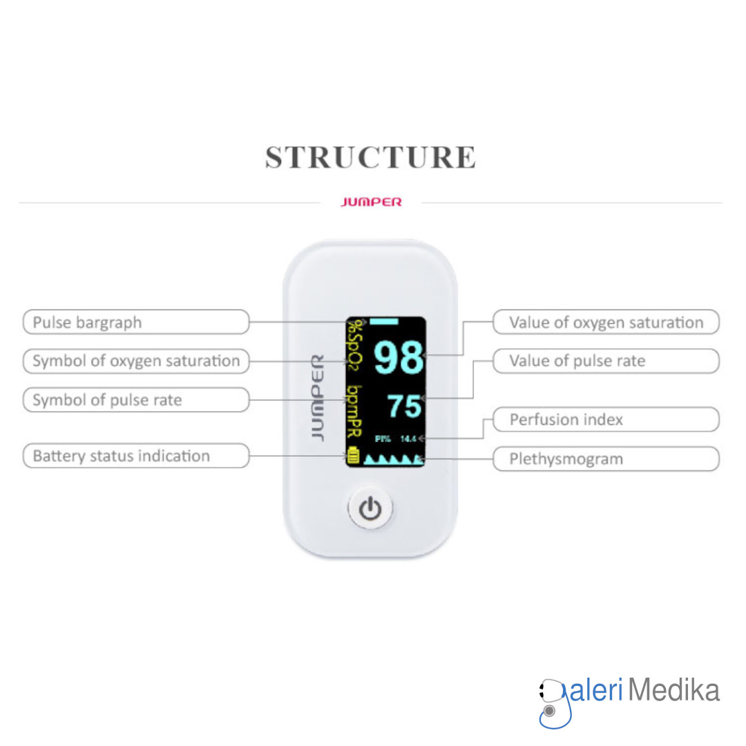 Jumper JPD-500G Fingertip Pulse Oximeter