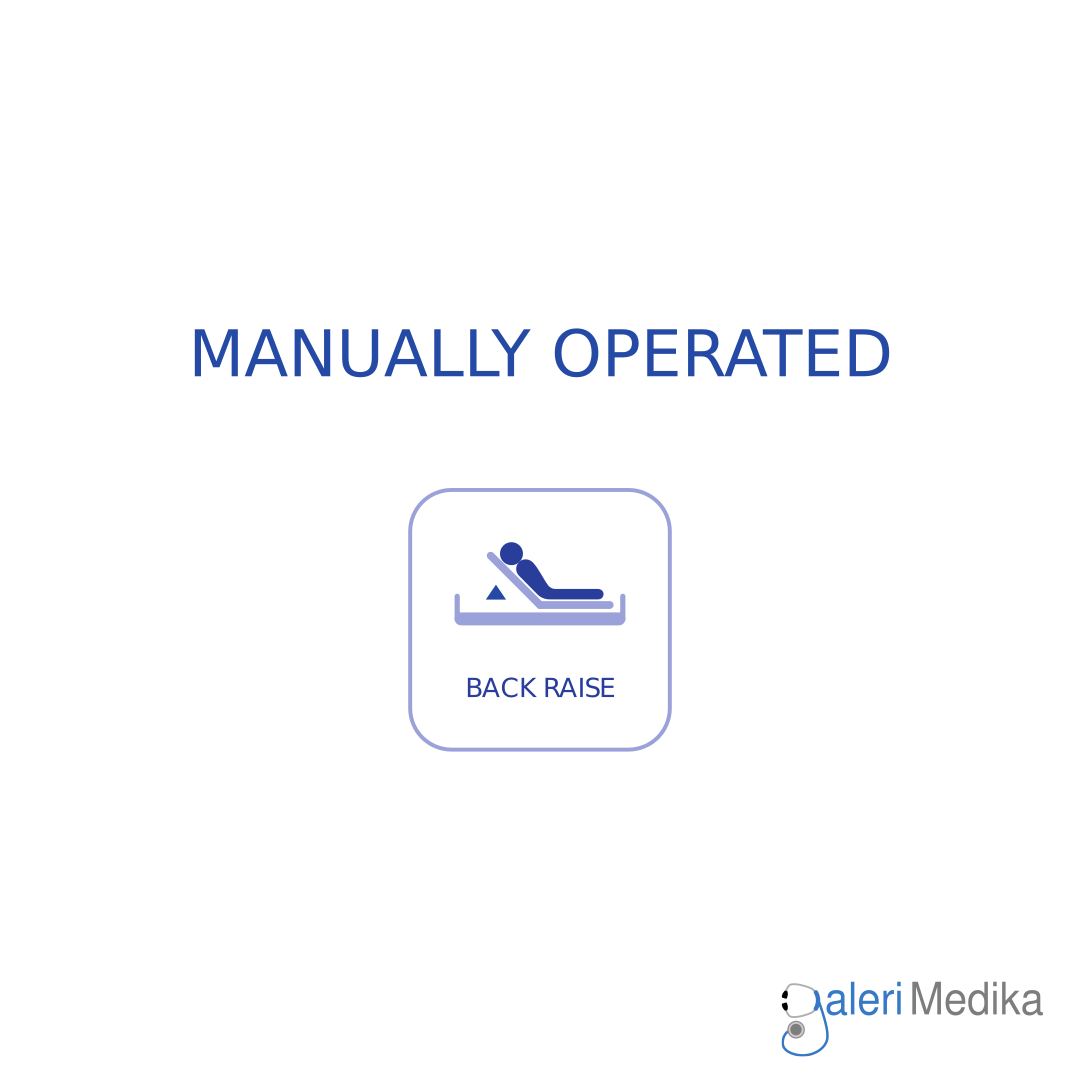 Omega Bed Manual - Ranjang Pasien 1 Engkel - MO-12323
