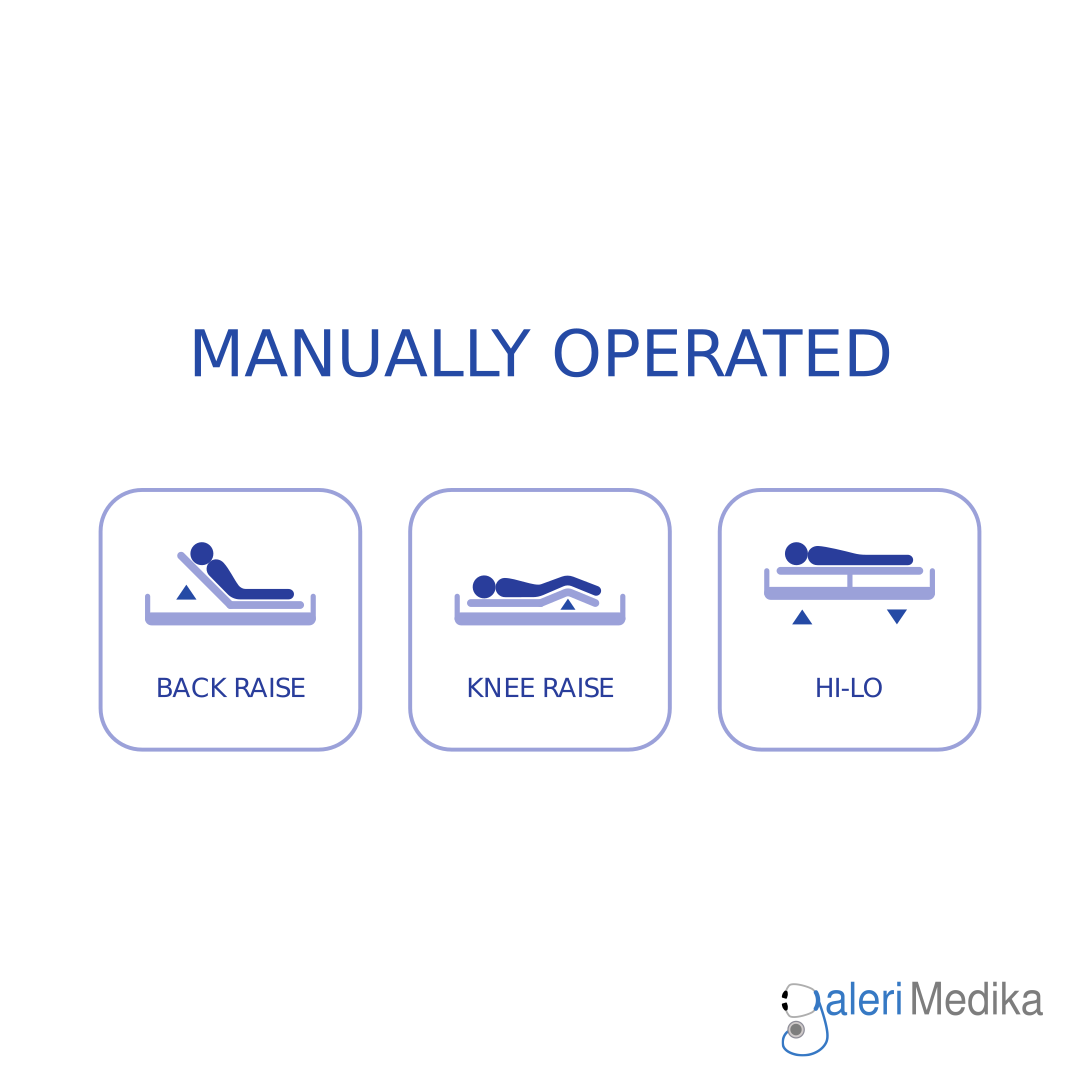 Polaris Bed Manual - Ranjang Pasien 3 Engkel - Medipro MP-32322