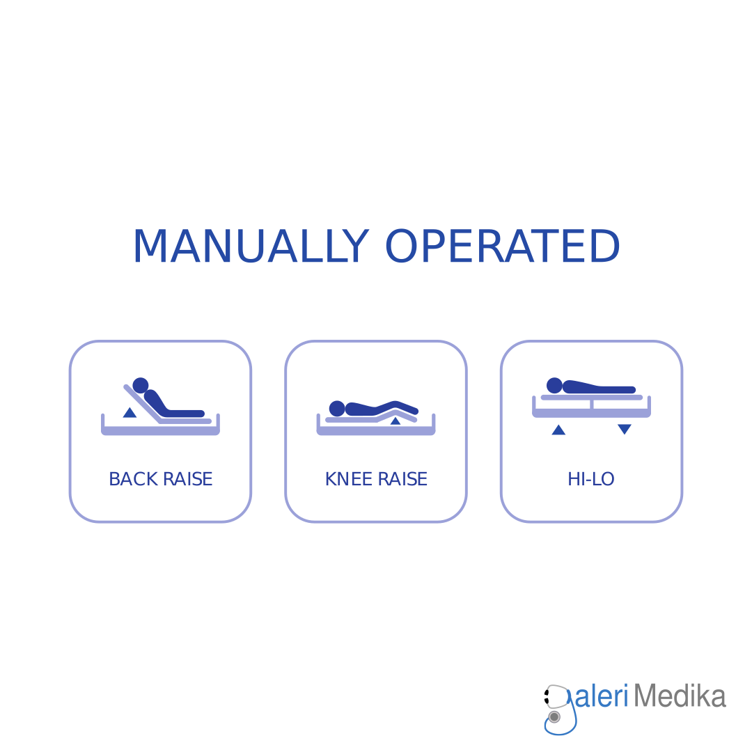 Polaris Bed Manual - Ranjang Pasien 3 Engkel - Medipro MP-32323