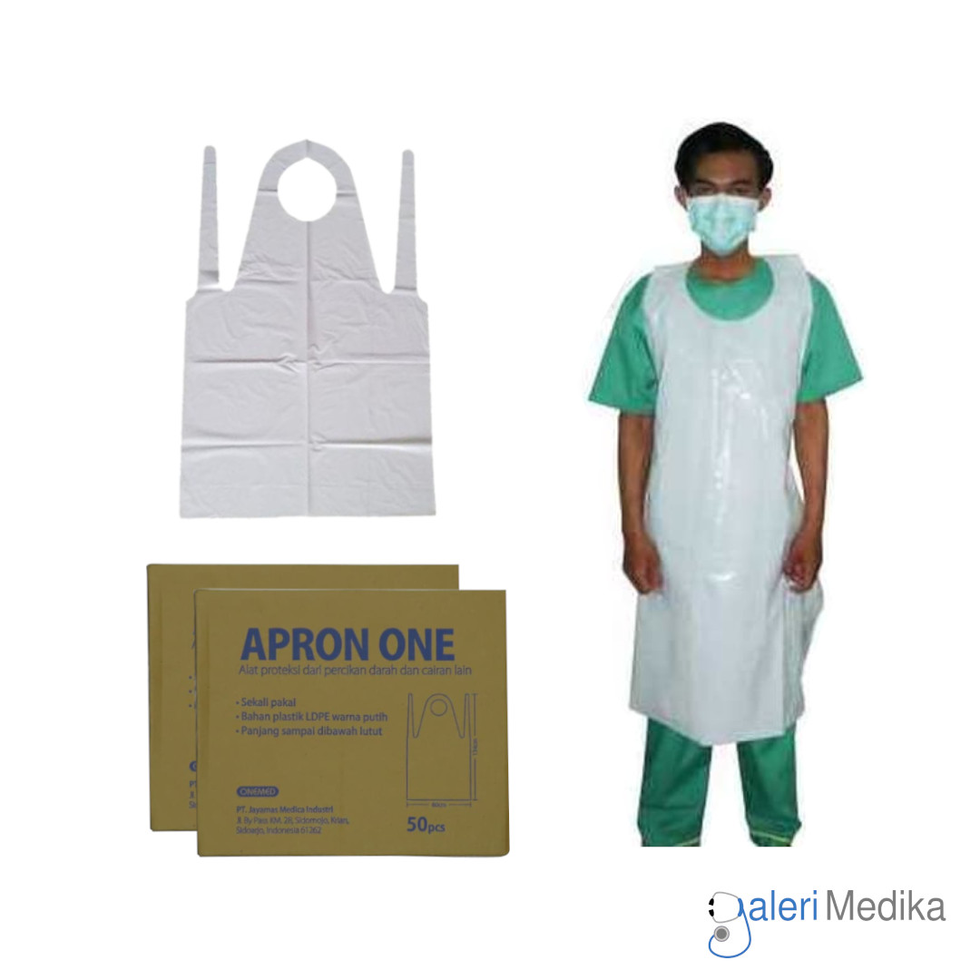 Onemed Apron Celemek Plastik Isi 50