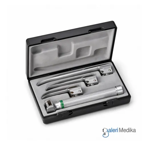 RIESTER ri-integral Fibre Optic (FO) Laryngoscope Miller 8070 Bayi Made in Germany RIESTER ri-integral Fibre Optic (FO) Laryngoscope Miller 8070 Bayi Made in Germany