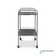 Troli Makan 2 Susun Stainless Steel Meja Instrument