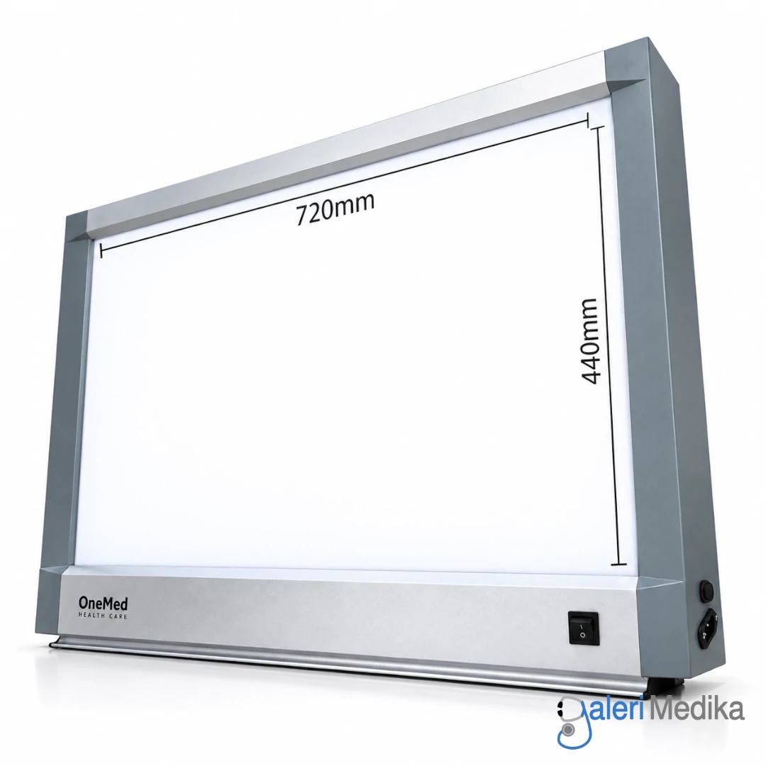 X-Ray Film Viewer ONEMED Double Slide Lampu LED Rontgen