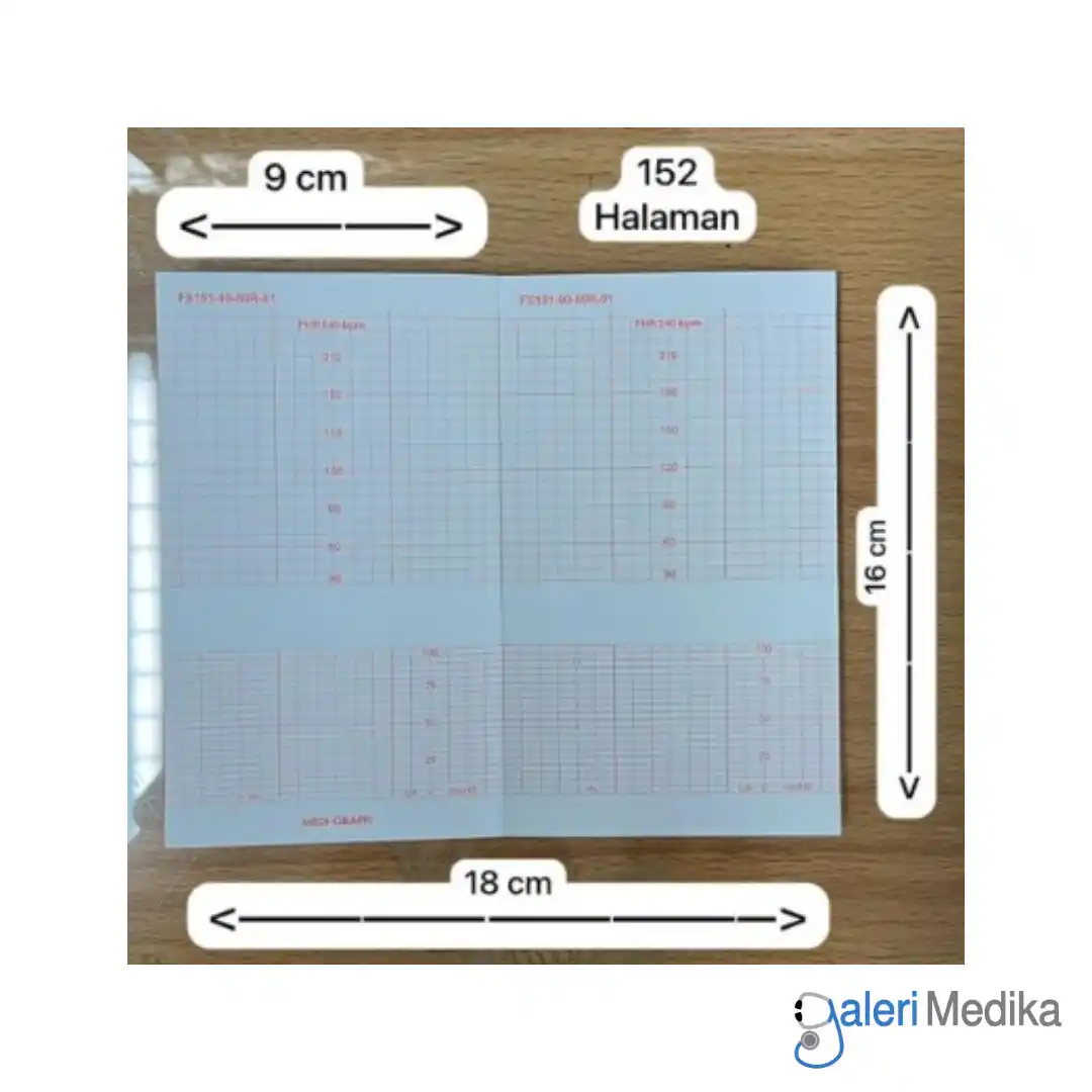 Kertas CTG (CTG Paper) Fetal monitor BISTOS BT-350 152 Halaman