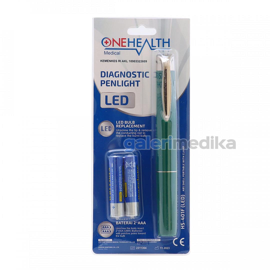 Penlight LED OneHealth HS-401F Senter Medis