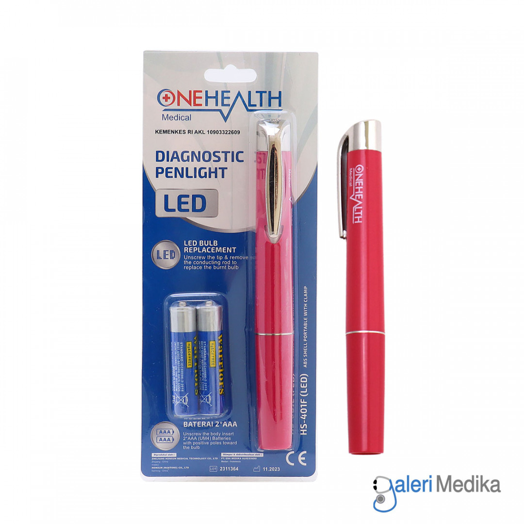 Penlight LED OneHealth HS-401F Senter Medis