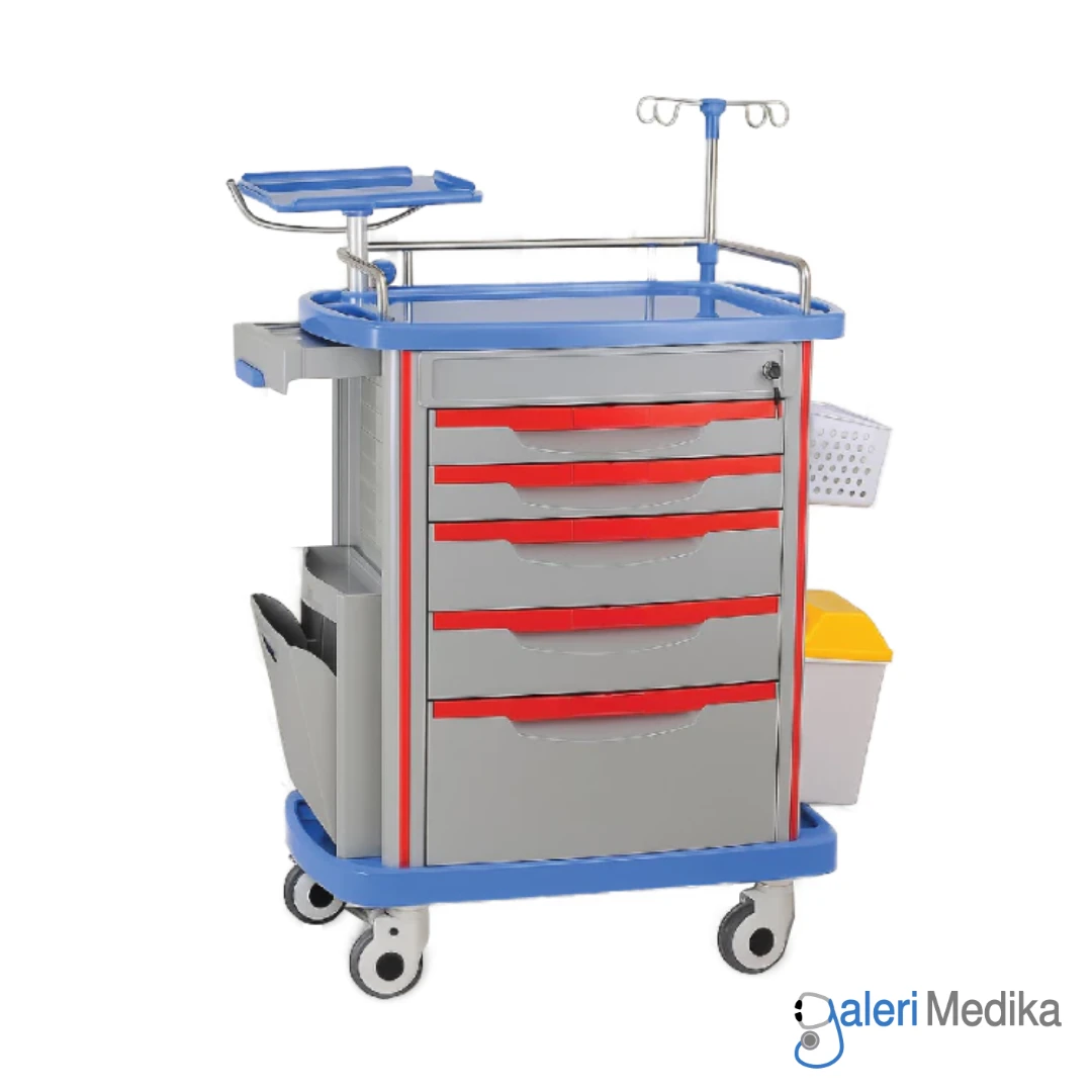 Emergency Trolley SPIRIT SP-ET500A Troli Medis Rumah Sakit Multifungsi Emergency Trolley SPIRIT SP-ET500A Troli Medis Rumah Sakit Multifungsi