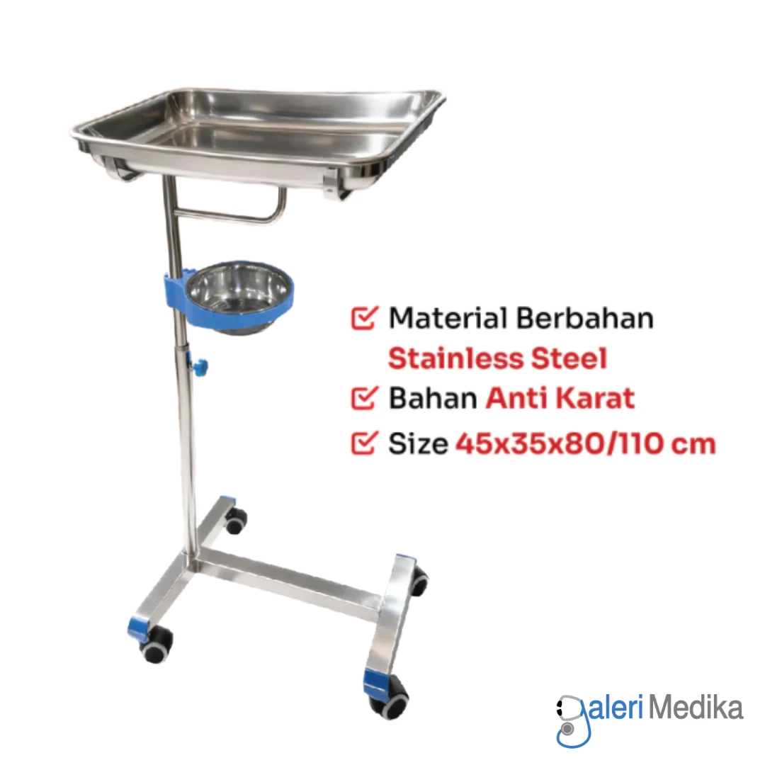 SPIRIT Meja Mayo Stainless Steel Mayo Table + Baskom SP-F16