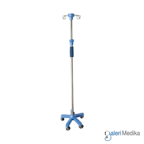 SPIRIT Tiang Infus Stainless Steel IV Infusion Stand SP-G7