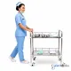 SPIRIT Meja Instrument 2 Rak Stainless steel Instrument Trolley SP-ST122 SPIRIT Meja Instrument 2 Rak Stainless steel Instrument Trolley SP-ST122
