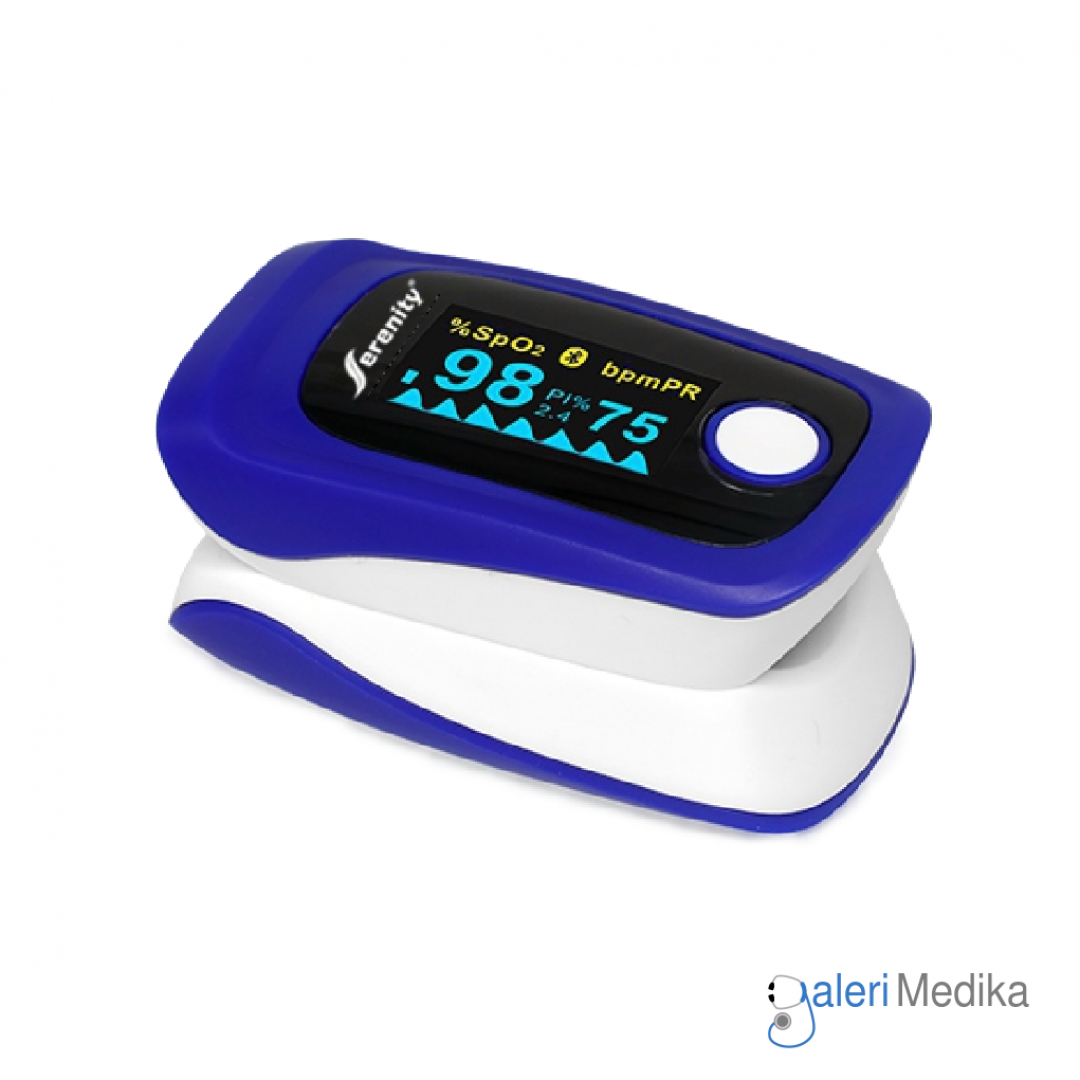 Pulse Oximeter Serenity SR-PO90 Bluetooth Alat Saturasi SpO2 Pulse Oxymeter