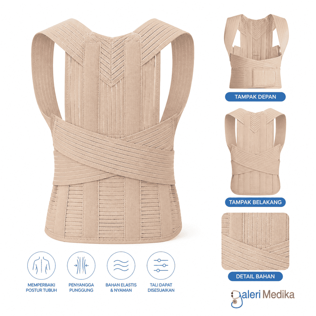 Penegak Punggung Variteks 130 Elastic Dorsolomber Corset Kids Penegak Punggung Variteks 130 Elastic Dorsolomber Corset Kids