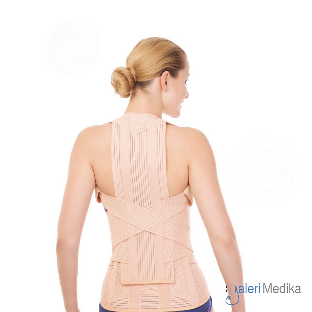 Variteks 140 Elastic Dorsolumber Corset (Height Adjustable) Korset Tulang Belakang