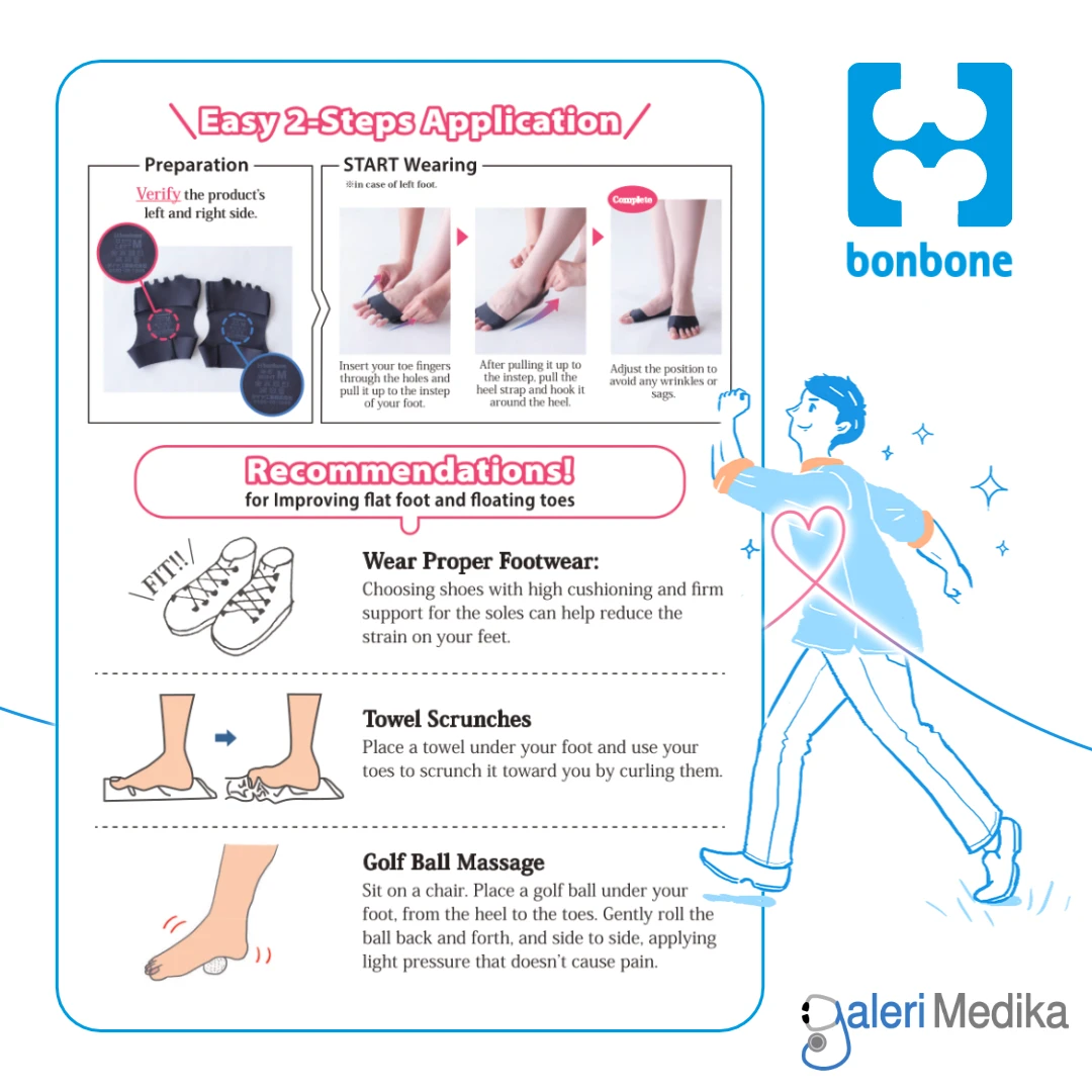 Insole Kaki Datar Bonbone Arch Support Non-Pad JAPAN Quality Insole Kaki Datar Bonbone Arch Support Non-Pad JAPAN Quality