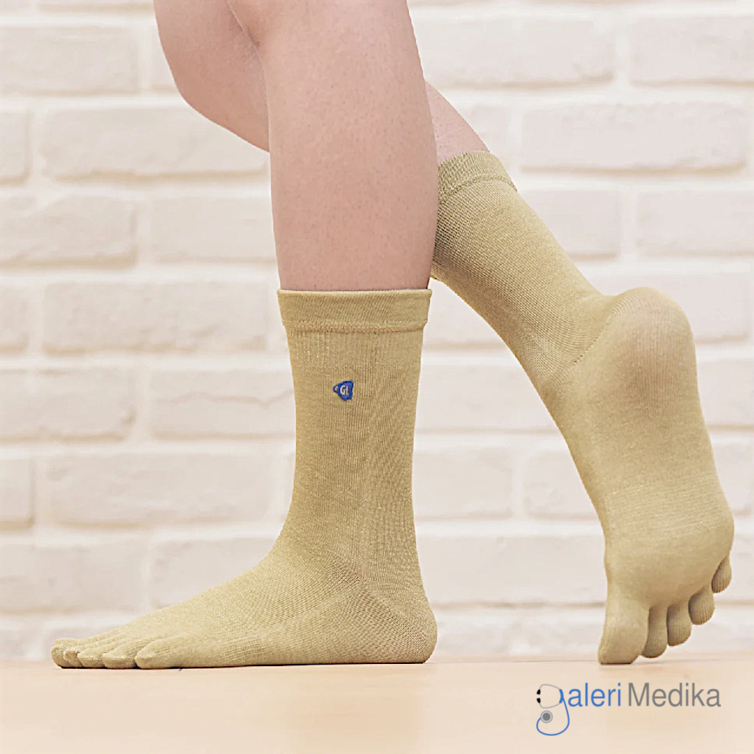 Kaos Kaki Diabetes CuCare Toe Socks Anti Bakteria