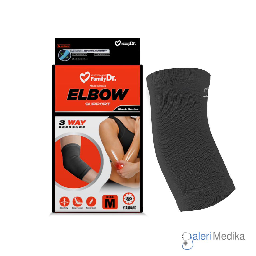 Pelindung Siku FamilyDr Elbow Support - Black Series