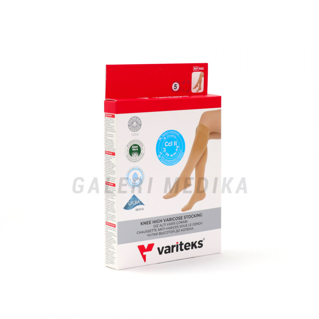 Variteks 905 Stocking Varises Medium Compression - Knee High - Close Toe