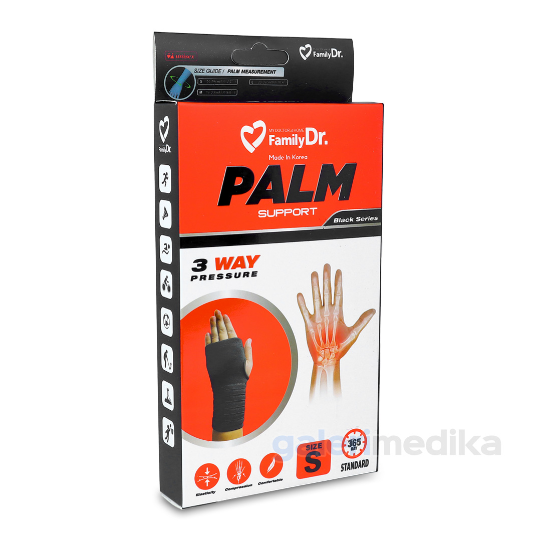 Pelindung Tangan FamilyDr Palm Support - Black Series