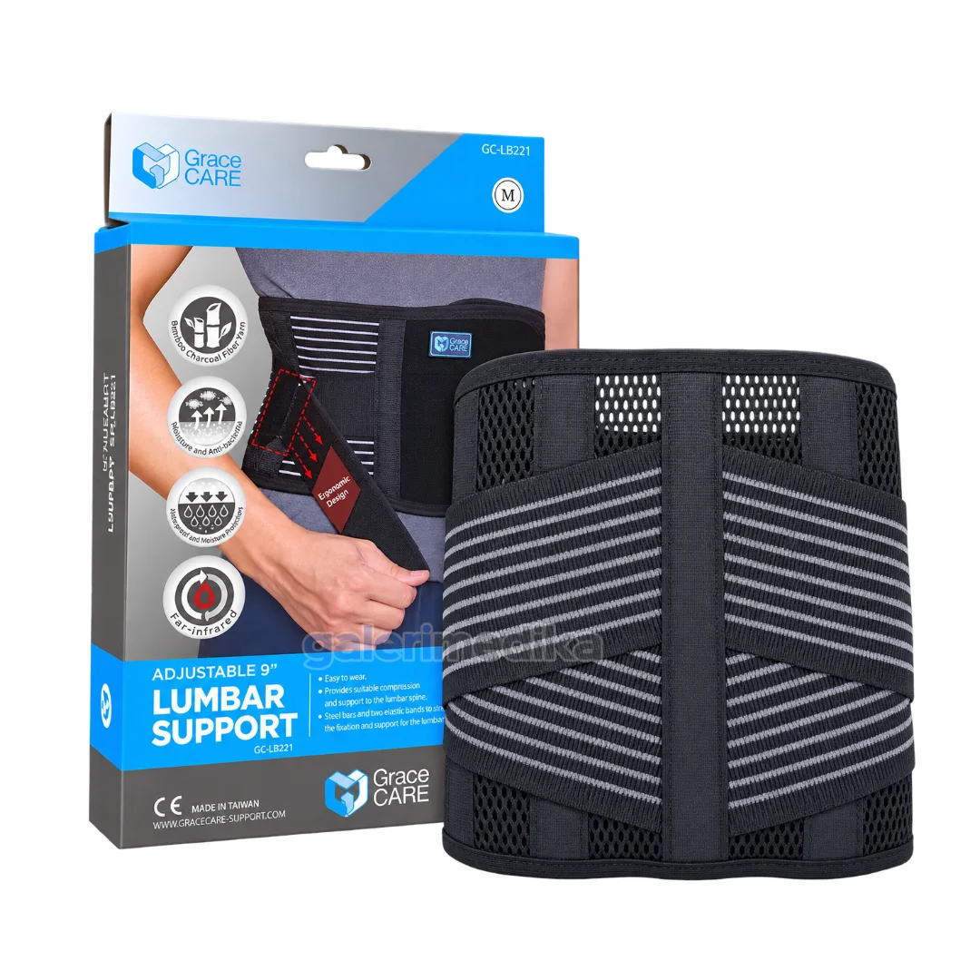 Korset Pinggang 9" Grace CARE GC-LB221 Effortless Lumbar Support Korset Pinggang 9" Grace CARE GC-LB221 Effortless Lumbar Support