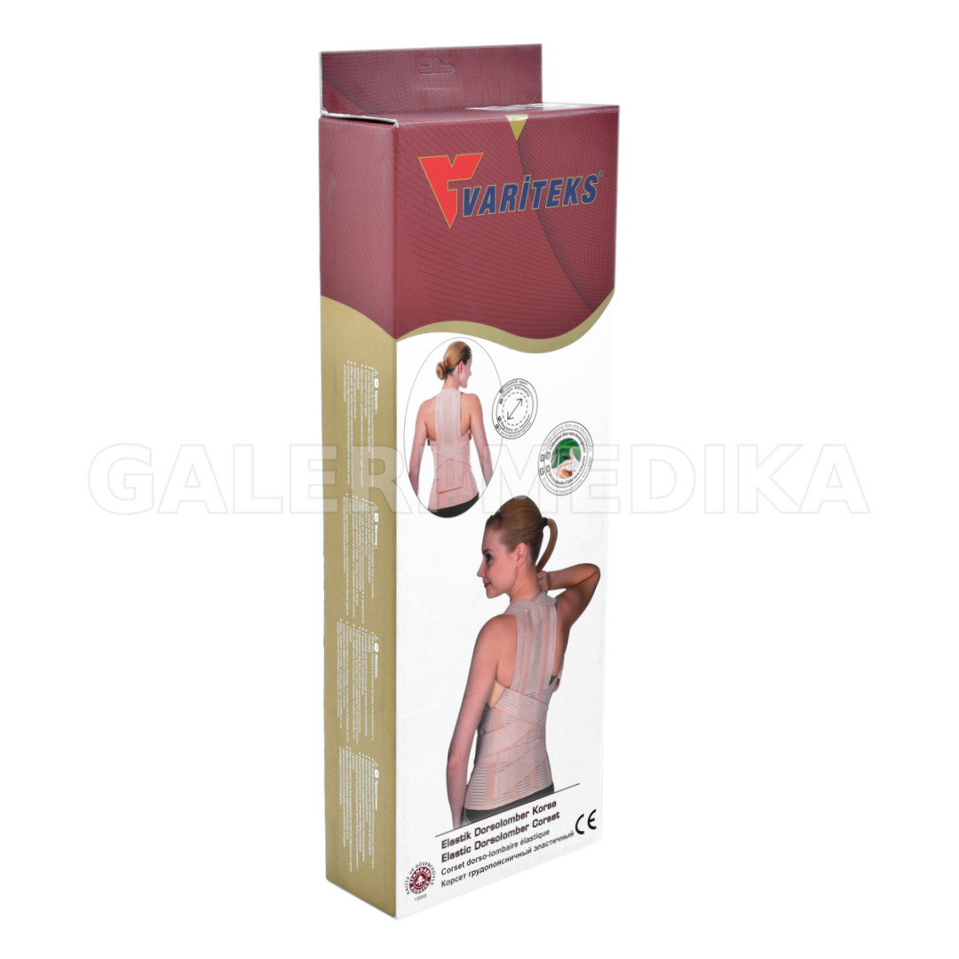 Variteks 140 Elastic Dorsolumber Corset (Height Adjustable) Korset Tulang Belakang