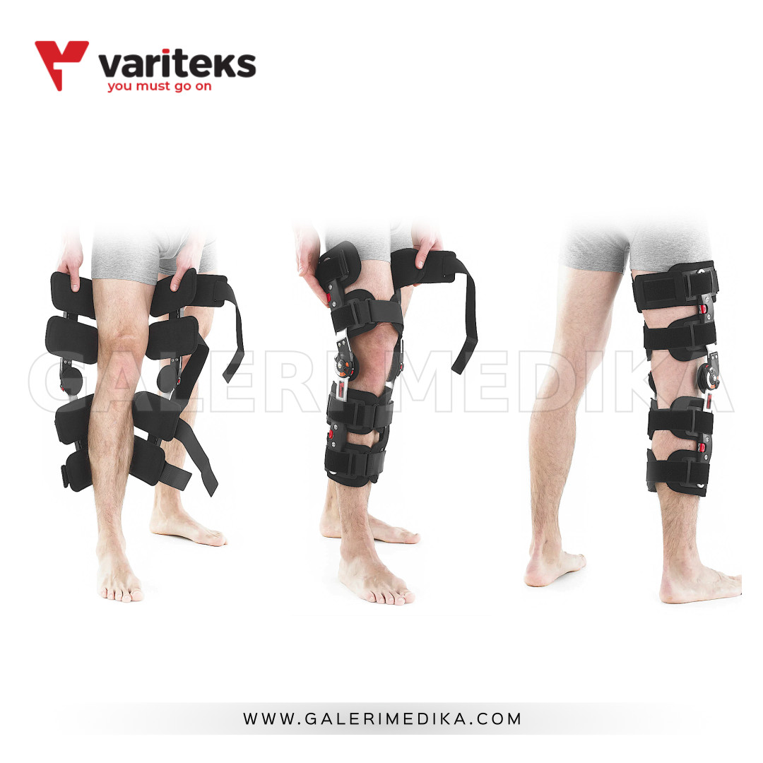 Variteks 858 Hinged Stabilizing Knee Brace Pasca Operasi Ligamen