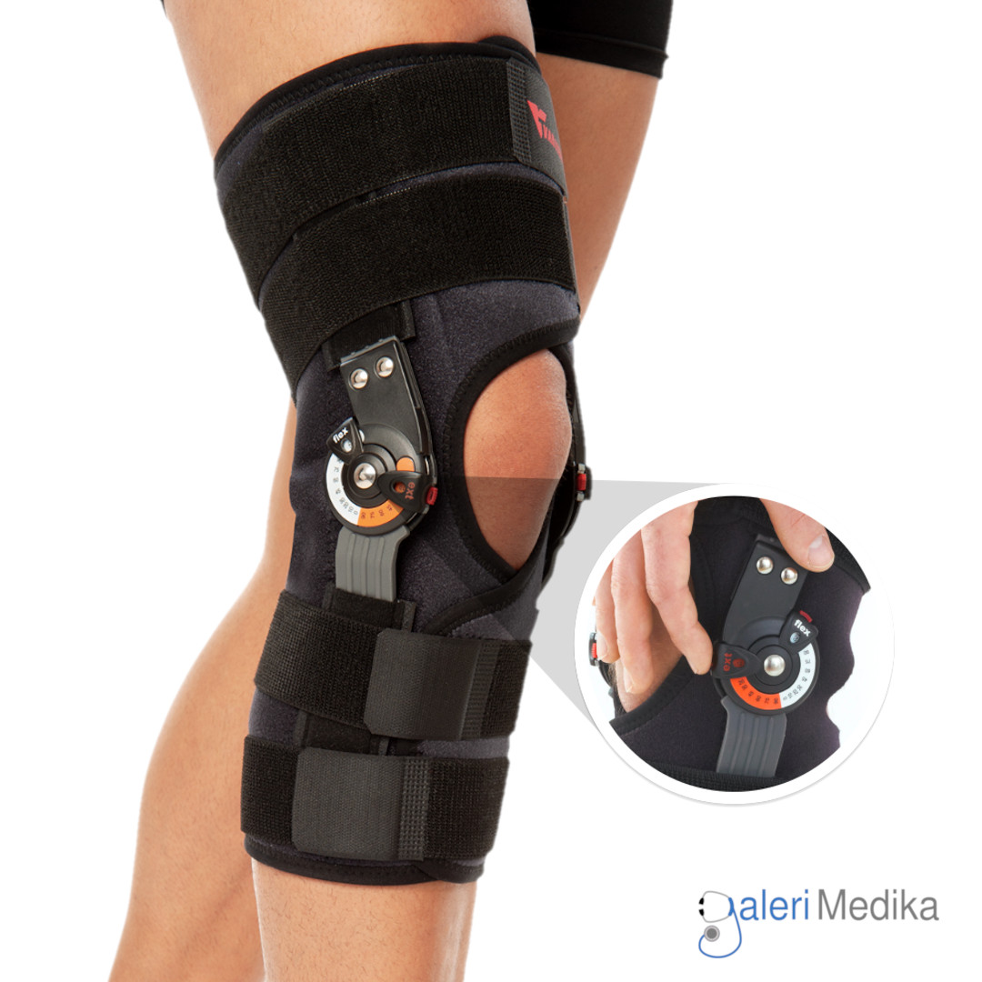 Variteks 898 Hinged Stabilizing Knee Brace Rehabilitasi Pasca Operasi